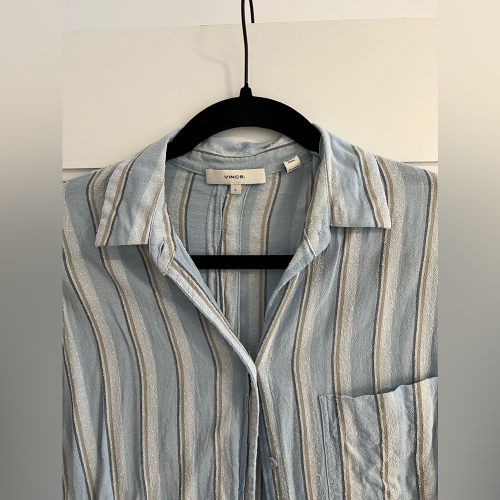 Oversized Vince button down